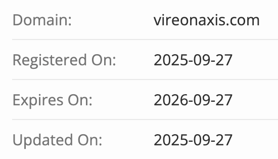 домен Vireon Axis