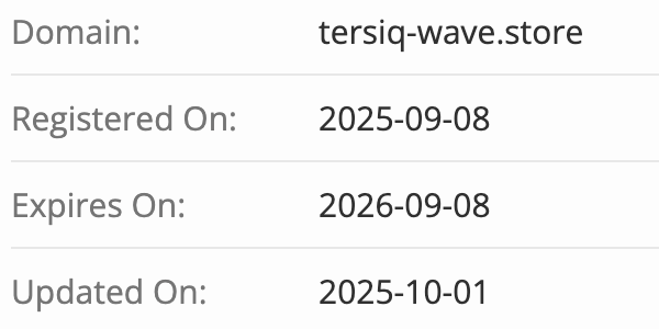 Tersiq-Wave домен