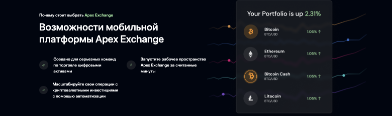 информация о Apex Exchange