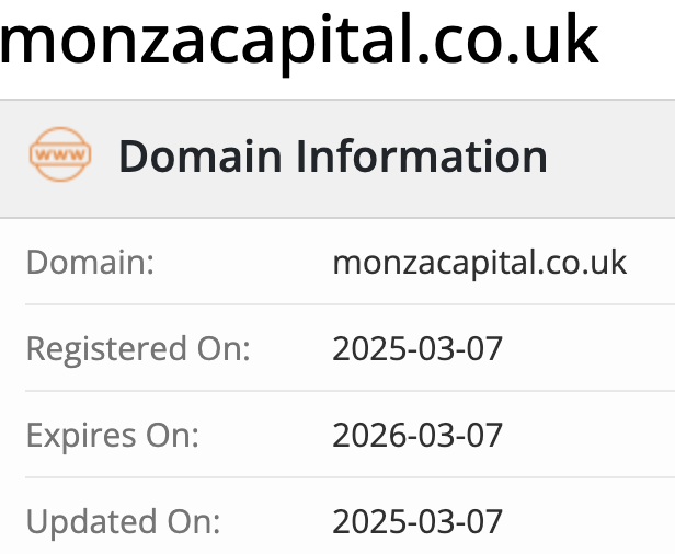 домен Monza Capital Limited
