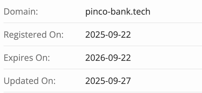домен Pinco Bank