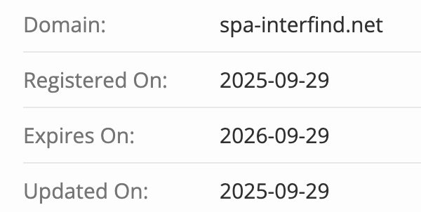 домен SPA INTERFIND