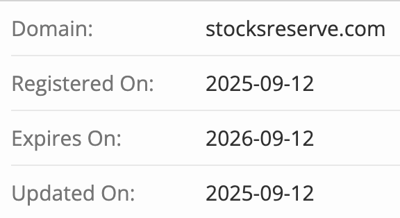 домен Stocks Reserve