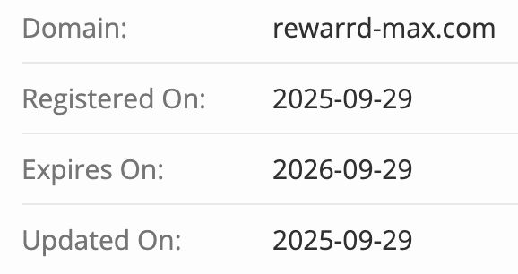 домен RewardMax