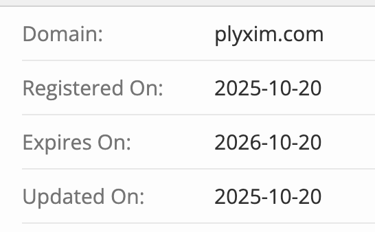 домен Plyxim A.I