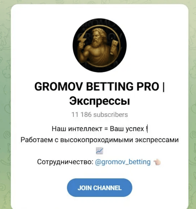 GROMOV BETTING PRO обзор