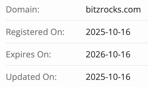 домен Bitzrocks