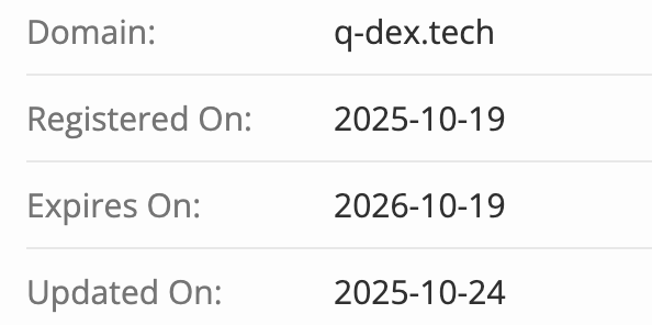 домен Q-DEX Protocol